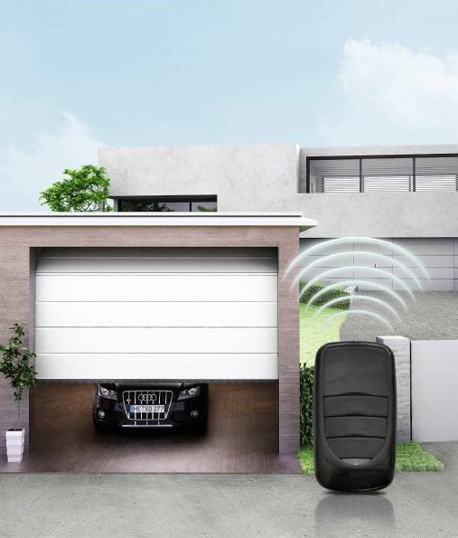 Sectional garage door installation by Baltimore Residential Garage Doors